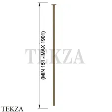 Gessi INCISO Излив для раковины потолочный под размер 15-190 см 58299-713, Antique Brass