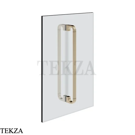 Gessi Perle Полотенцедержатель для крепления на стекло, 30 см 74631-149, нерж. сталь Brush / никель Brushed
