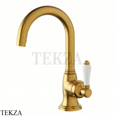 Nicolazzi Cinquanta Смеситель для раковины с донным клапаном P.Mont Blanc, 3454SG76C, Satin Gold