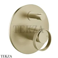 Gessi ANELLO Смеситель для душа круглый, на 2 потока 63377-727, Brushed Brass Gessi ANELLO Смеситель для душа круглый, на 2 потока 63377-727, Brushed Brass