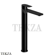 Fantini MYO Смеситель для раковины высокий, без гарнитуры 6113V606WF, черный матовый