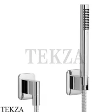 Dornbracht LISSE Душевой гарнитур стержневая лейка, держатель 27802845-00, хром глянец