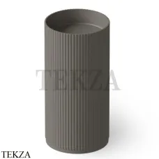 Dea Design Pedestal Basin Раковина напольная рифленая Solid Surface DD2803 450 3, Grey №3