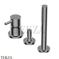 Ritmonio Diametro35 S Смеситель на борт ванны, с гарнитуром PR52EF201 CRB, Black Chrome