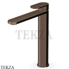 Zucchetti Octo Смеситель для раковины высокий, без гарнитура ZOC568.P21, brushed chocolate PVD