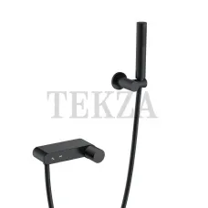 Boheme Stick Смеситель для ванны с изливом и гарнитуром Stick 123-BB.2 Black TOUCH Black
