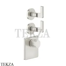 Gessi INCISO WELLNESS Термостат 2 выхода, внешняя часть 58214-720, Nickel PVD