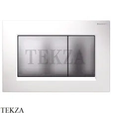 Geberit Sigma30 Клавиша смыва, пластик 115.883.KL.1, белый/хром матовый