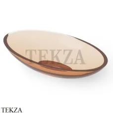 Dea Design Washbasins Раковина настольная овальная Glasstech DD9006 600 R1, Sunset R1
