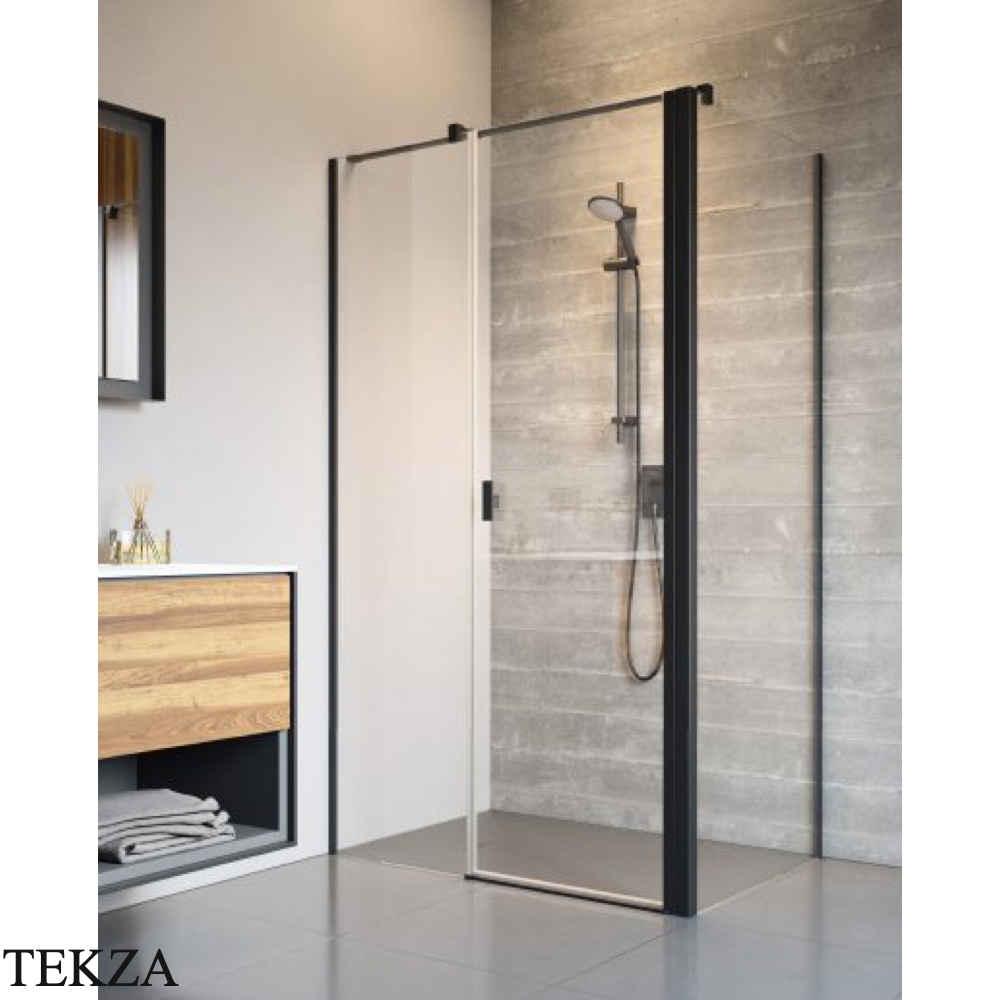 Radaway Nes 8 KDS II Душевая дверь 90 см, левая L часть уголка, 10087090-54-01L, черный матовый