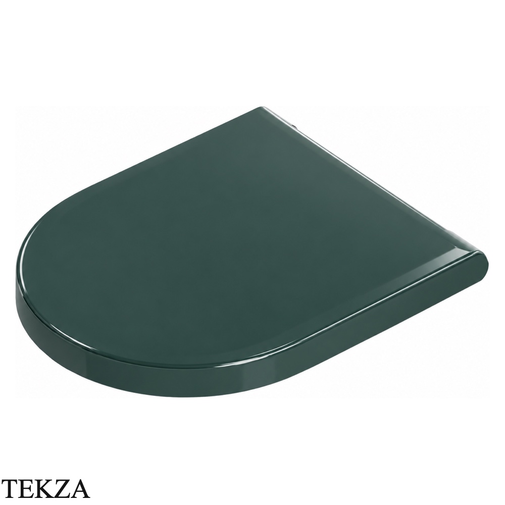 ArtCeram Solida сиденье с крышкой Flat avvolgente с микролифтом FLA018 69, Ivy глянец