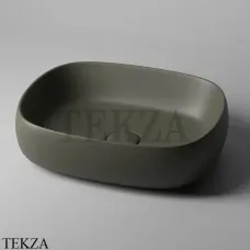 Sitega OSNO 460 Раковина накладная, прямоугольник скругленный, с донным клапаном OSNO 460 - Moor