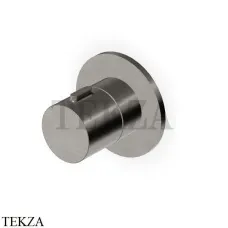 Zucchetti Isy22 Вентиль-переключатель на 3 потока, внешняя часть Z94629.C51, brushed metal black