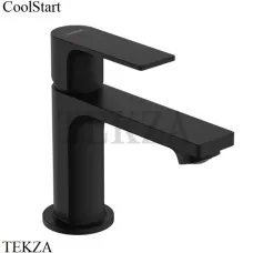 Hansgrohe Rebris E Смеситель для раковины 80, донный клапан 72585670, черный матовый