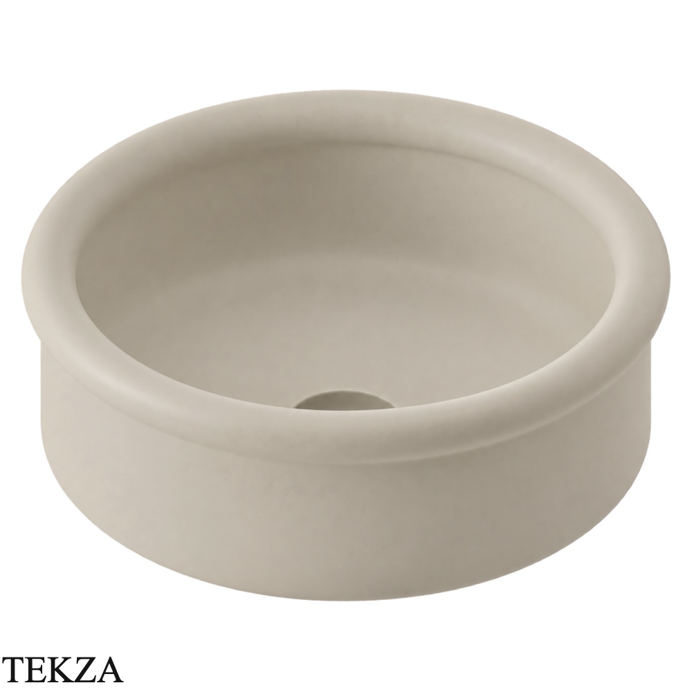 ArtCeram Brera раковина накладная круглая BRL001 59 00, Sand матовый