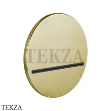 Gessi CASCATA Каскадный излив настенный круглый 65295-716, Gold Br. PVD