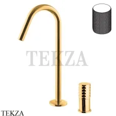 FIMA Carlo Frattini Spillo TECH G Смеситель для раковины, с донным клапаном F3271TNCGOR, золото