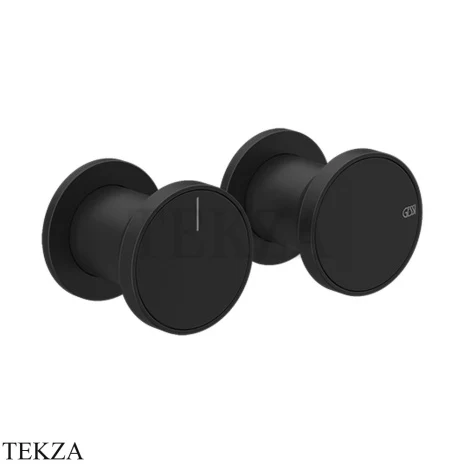 Gessi Origini ACCENT Смеситель для душа 2 потребителя, внешняя часть 66079-299, Black XL