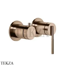 Gessi INGRANAGGIO Смеситель для душа, 2 потока, внешняя часть 63580-030, Copper глянец Gessi INGRANAGGIO Смеситель для душа, 2 потока, внешняя часть 63580-030, Copper глянец