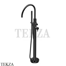 Ritmonio Diametro35 S Смеситель для ванны напольный, внешняя часть PR52DB202 C04, черный матовый