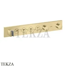 Axor ShowerSelect Термостат для 4 потребителей, внешняя часть 18357950, Brushed brass