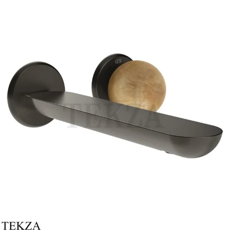 Gessi Perle Смеситель для раковины, внешняя часть 74388-707, black хром Brush