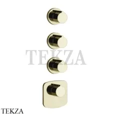 Gessi Ingranaggio-Anello Термостат для душа, 3 потока, внешняя часть 43236-710, Brass PVD