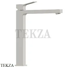 Bossini AKI Смеситель для раковины высокий, с донным клапаном Z00709.094, никель Brushed