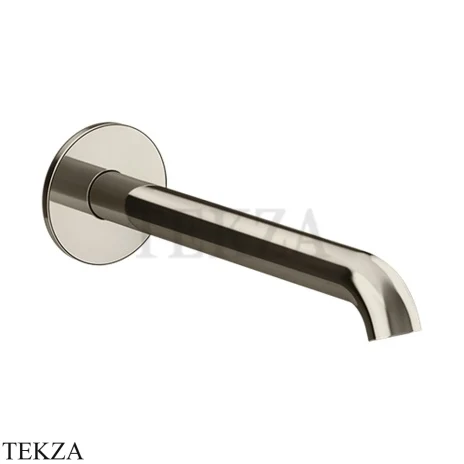 Gessi Origini NEUTRAL Излив для раковины на стену средний 66102-720, Nickel PVD