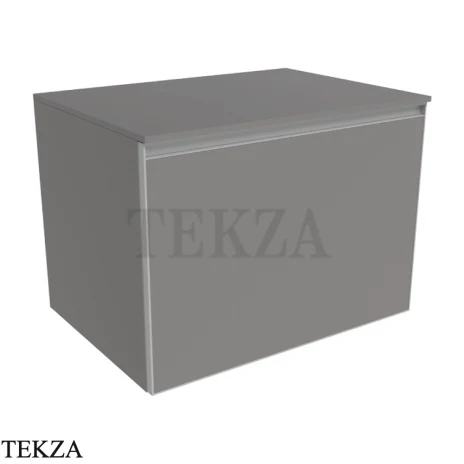 Flaminia Cubika тумба под раковину подвесная 70×50×50 см, 1 ящик и внутренний ящик, серый Grey матовый