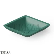 Dea Design Washbasins Раковина настольная квадратная Solid Surface DD9003 425 10, Green №10