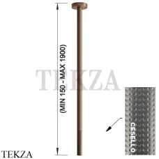 Gessi 316 CESELLO Излив для раковины потолочный под размер 54496-708, Copper Brushed