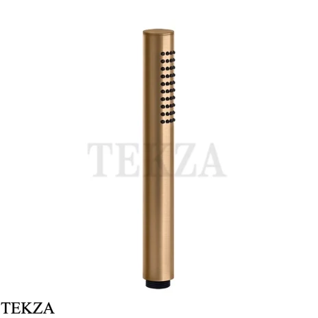 Gessi Shower Душевая лейка 1-х позиционная стержневая 14371-726, Warm Steel Br. PVD