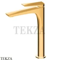 Newform Delta Zero Смеситель для раковины высокий, без гарнитура 72215.61.020, PVD Glossy Gold