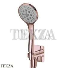 Newform Душевой комплект, душ круглый 3 режима, ABS с выводом 853.58.061, PVD Copper Bronze