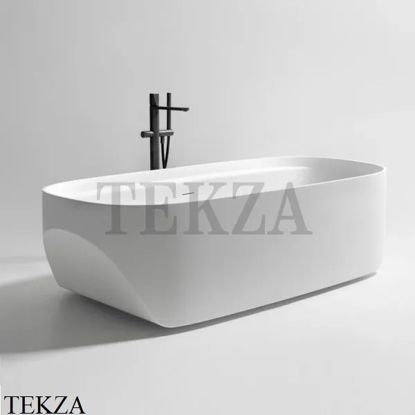 Antonio Lupi SLED Ванна овальная свободностоящая, Flumood, белый матовый