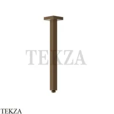 Newform Кронштейн для душа квадрат потолочный L=200 28153.47.083, Groove Bronze