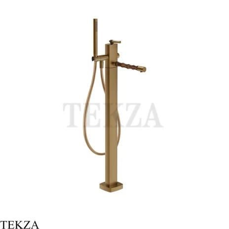 Gessi Jacqueline Смеситель для ванны напольный, внешняя часть 77028-791, бронза Deep