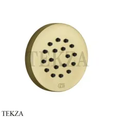 Gessi INCISO SHOWER Боковая форсунка круглая 32971-716, Gold Br. PVD