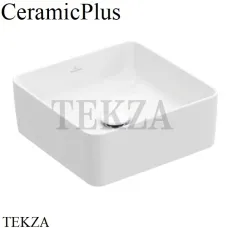 Villeroy & Boch COLLARO Раковина накладная квадратная, без перелива 4A2138R1, белый глянец, ceramicplus