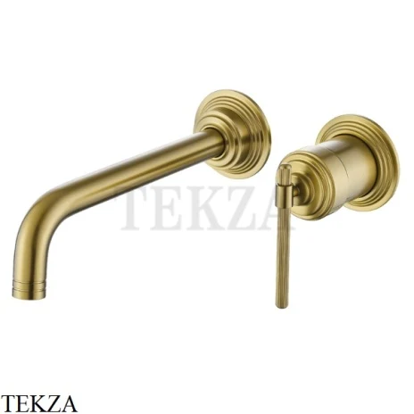 Boheme ETERNA Смеситель для раковины на стену, комплект 175-MG, Matt Gold