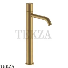 Fantini Nostromo Small Смеситель для раковины высокий, без донного клапана 50Q7G906WF, Pure Brass PVD