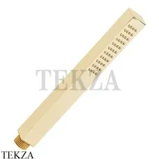 Migliore RICAMBI Ручной душ Quadra однорежимный антикальций 20041, золото глянец