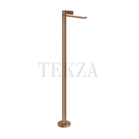Gessi Inverso RIGATO Смеситель для раковины напольный, внешняя часть 73595-708, Copper Brushed PVD