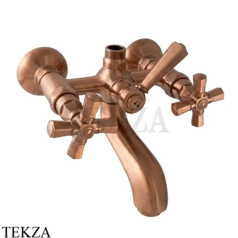 Nicolazzi TEIDE FOUR Смеситель для ванны с душем для стойки 1900RA45, Copper