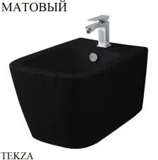 ArtCeram A16 Биде подвесное, с 1 отверстием под смеситель, черный матовый