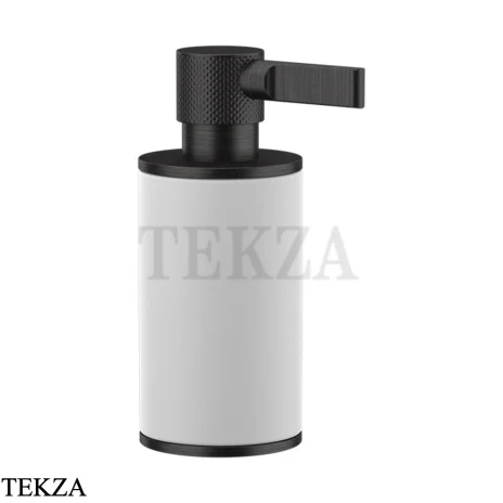 Gessi INCISO accessories Дозатор настольный для жидкого мыла, белый 58537-187, Aged Bronze