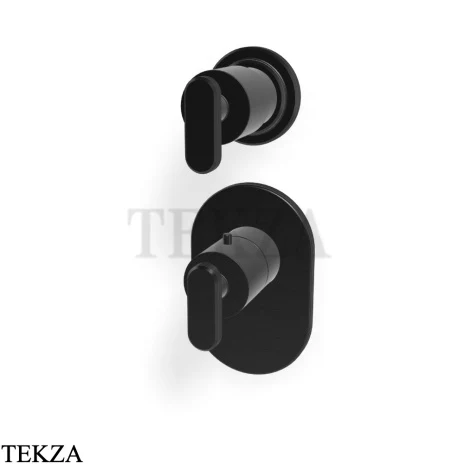 FIMA Carlo Frattini Park Line Термостат для ванны и душа, 1 поток, внешняя часть F1353X1CS, brushed black chrome