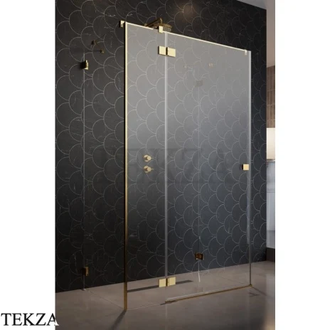Radaway Essenza Pro KDJ+S Душевая дверь 120 см, левая, 10097312-09-01L, золото глянец