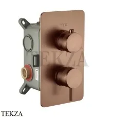 Boheme CELL Смеситель для душа на 2 потока, комплект 135-2-BRB, Brushed Bronze Boheme CELL Смеситель для душа на 2 потока, комплект 135-2-BRB, Brushed Bronze